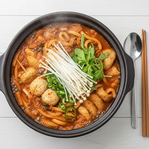 トッペギキムチさつま揚げうどん