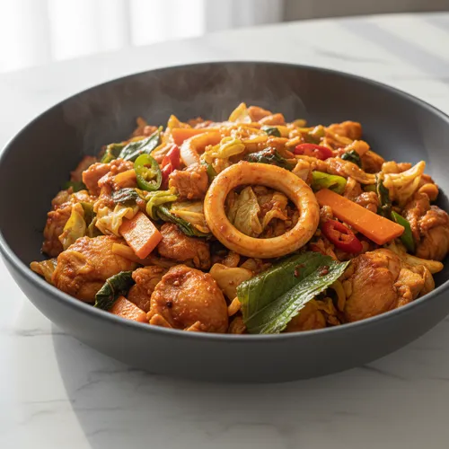 갑오징어 닭갈비