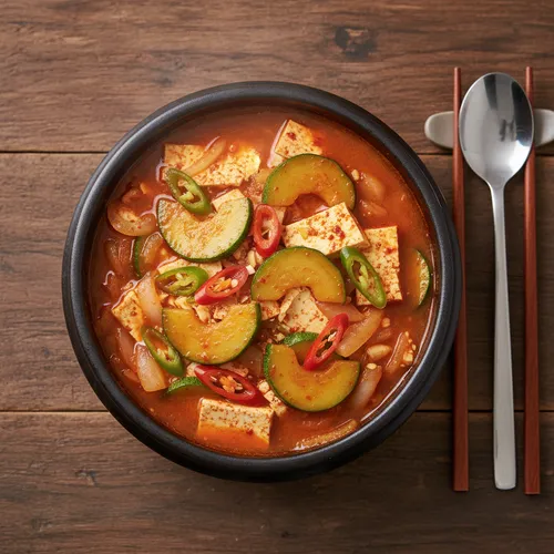肉なしでも美味しい韓国かぼちゃのチヂム
