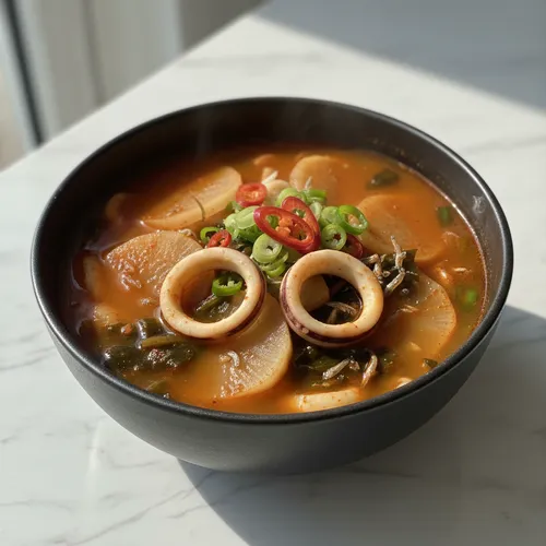 イカと大根のスープ