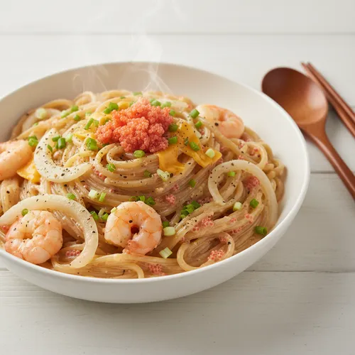 明太子クリームパスタ
