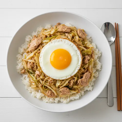 キャベツツナ丼