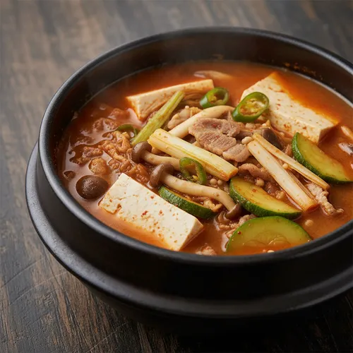 焼肉店風テンジャンチゲ