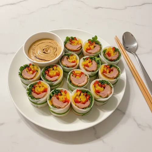 スモークダックのサムム巻き