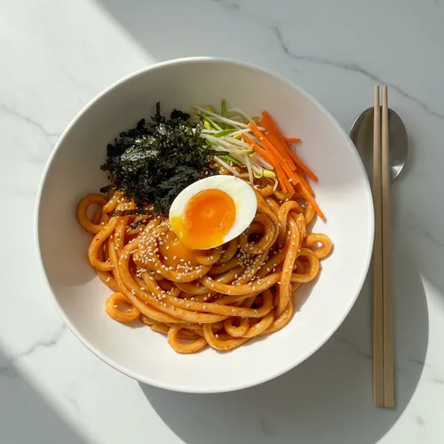 パスタでチョルミョン風