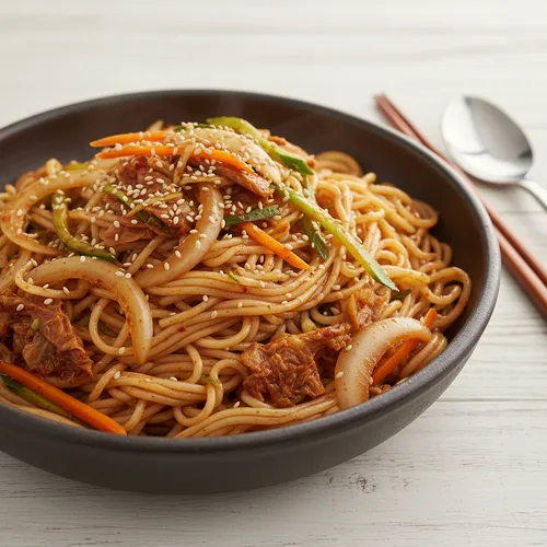 熟成キムチのビビン冷麺