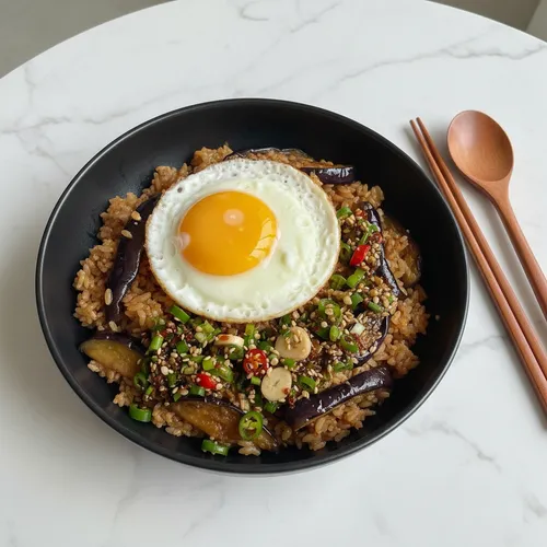 ナスの炊き込みご飯
