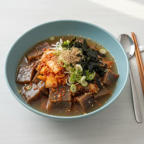 キムチムクサバル（トトリムクの冷製キムチスープ）