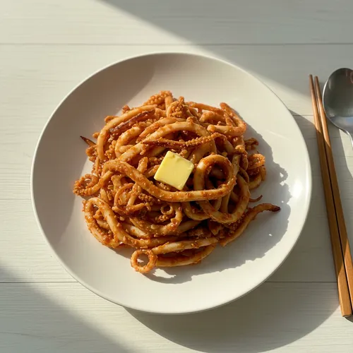 バター焼きチリイカ