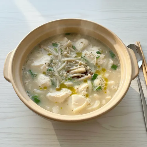 ダイエットえごまおぼろ豆腐スープ