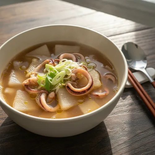 イカと大根のスープ