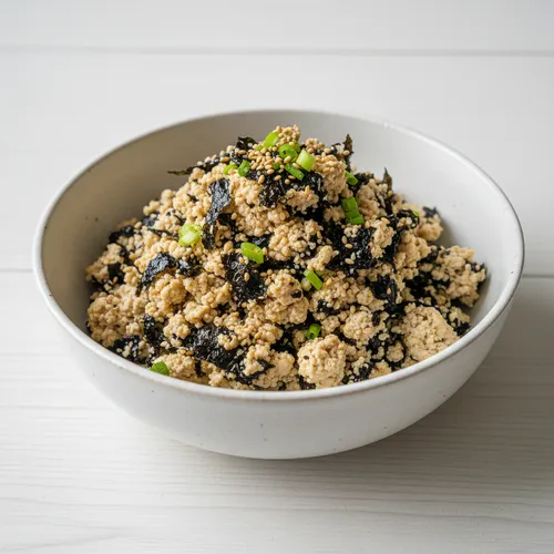 ゴソゴソしたご飯泥棒 豆腐キムチ和え