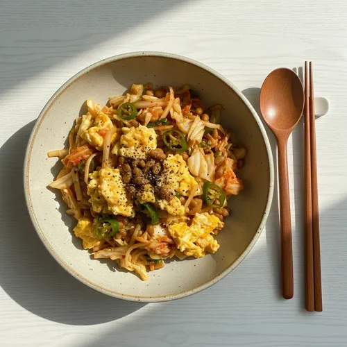 卵キムチ納豆ビビム