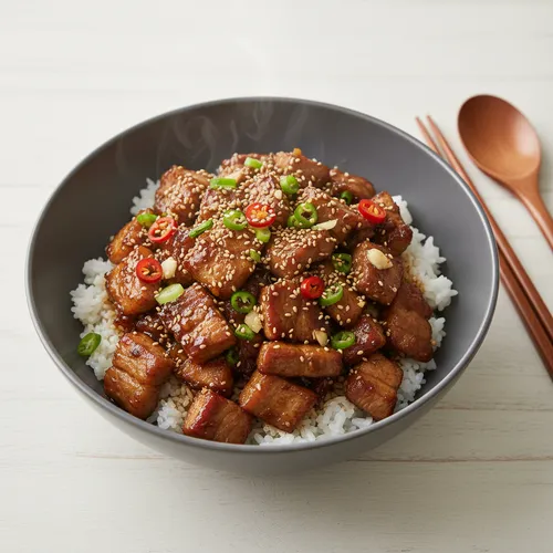 豚カルビ丼