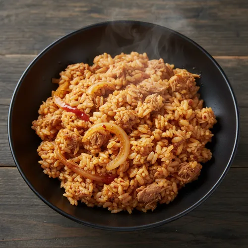 電子レンジで作るコチュジャン炒飯
