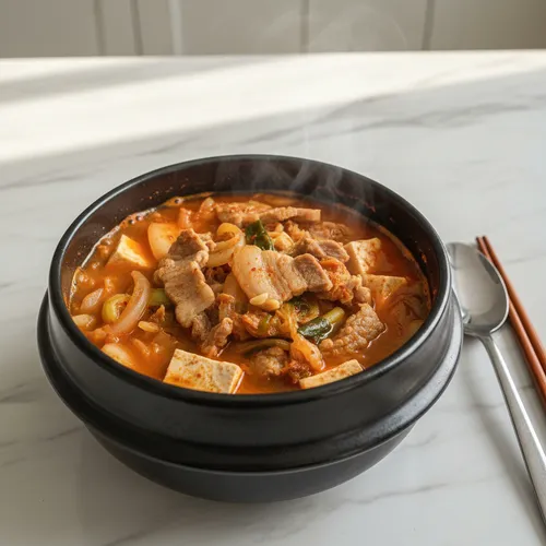 豚肉キムチチゲ