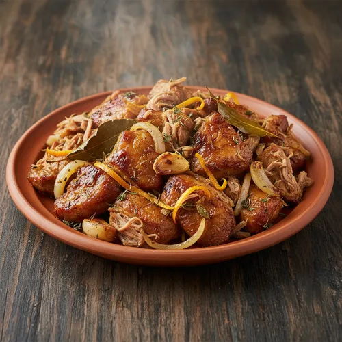 メキシコ風豚肉料理 カルニータス（Pork Carnitas）