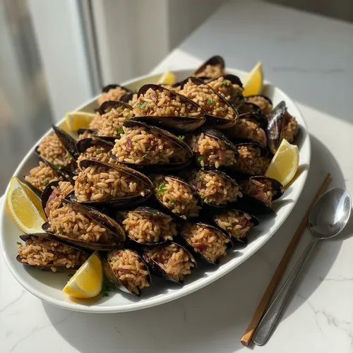 ミディエドルマ（トルコ風ムール貝ご飯）
