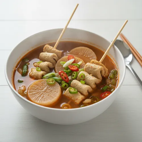 コチュクムクタン(串刺しさつま揚げスープ)