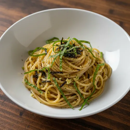 超簡単！エゴマ油パスタ