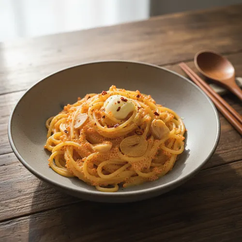 ワンパン明太子パスタ