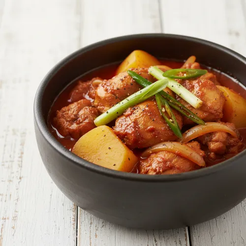 好評No.1の鶏肉のコチュジャン煮込み