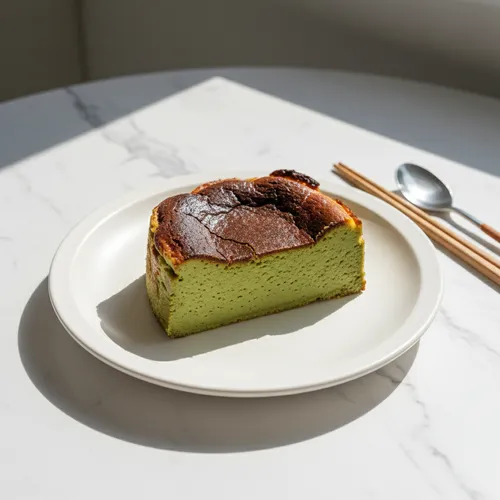 抹茶バスクチーズケーキ