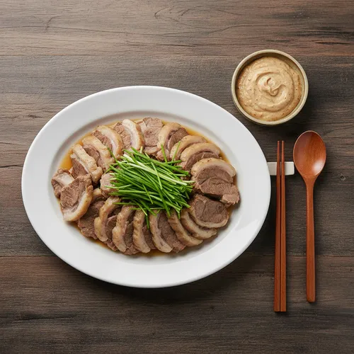 ラムカルビの蒸し肉