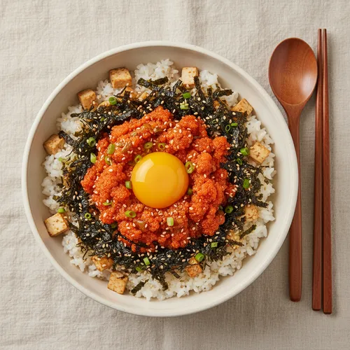明太子豆腐ビビンバ