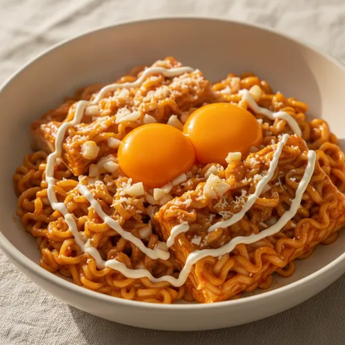 1等シンラーメンマヨチーズビビン麺