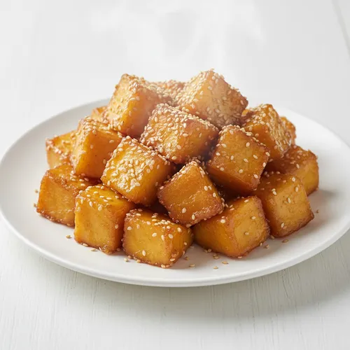 サツマイモの飴がらめ