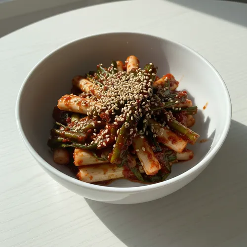 4つの調味料で完成!超簡単わけぎキムチ