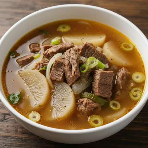 牛肉と大根のスープ