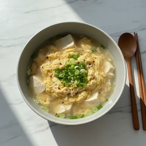 モングルモングル おぼろ豆腐と卵のスープ