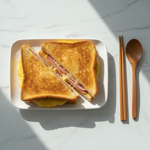 チーズハム食パントースト