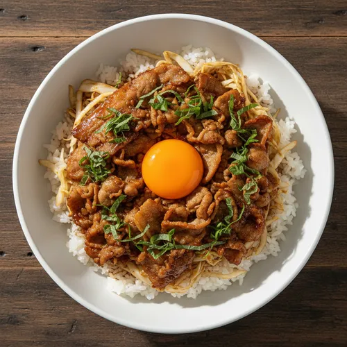 薄切りサムギョプサル丼