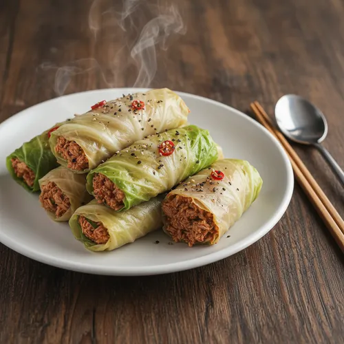 キャベツ豆腐ツナサム