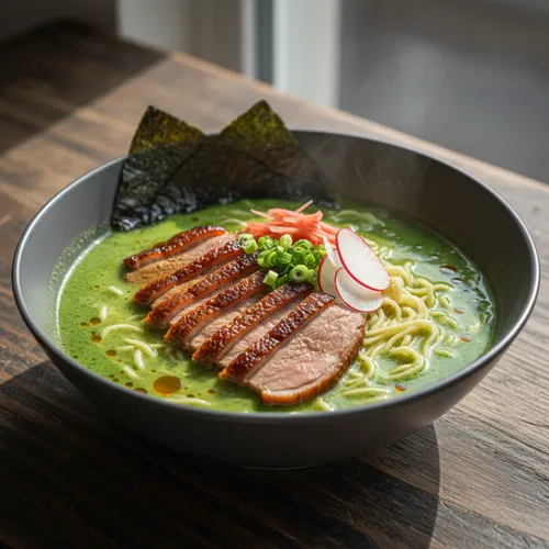 抹茶鴨ラーメン
