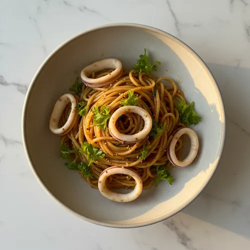 変だけど美味しいごま油パスタ