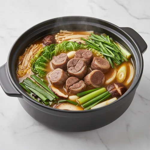 アロンサテ（牛すね肉）の寄せ鍋