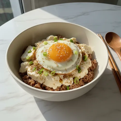 スンドゥブ卵かけご飯