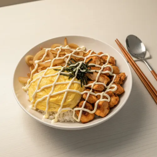 チキンマヨ丼