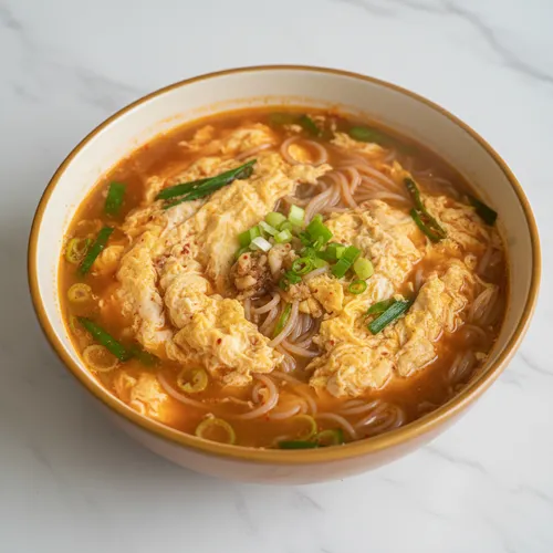 ケランチャングクス(韓国風卵入り温麺)