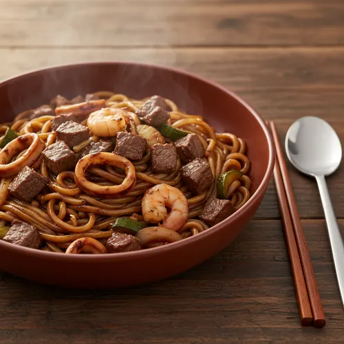 ヨウ・キョンレシェフの本格海鮮ジャージャー麺