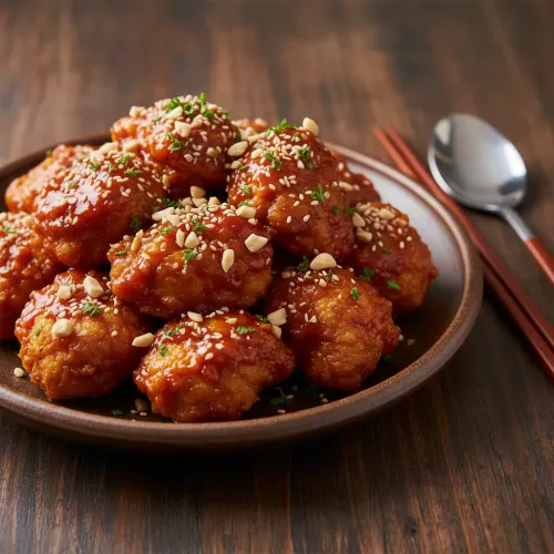 鶏むね肉ヤンニョムチキン