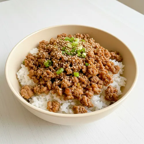 豚肉のそぼろ丼