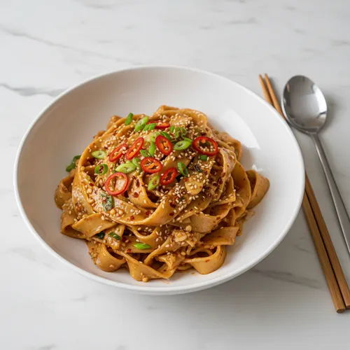 ピーナッツバタービビン麺