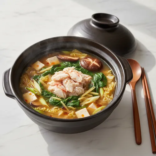 カニと白菜のナベ（Crab & Napa Cabbage Soup）