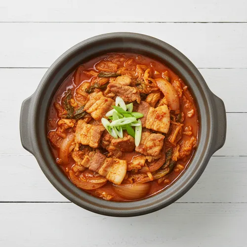 豚肉キムチ蒸し