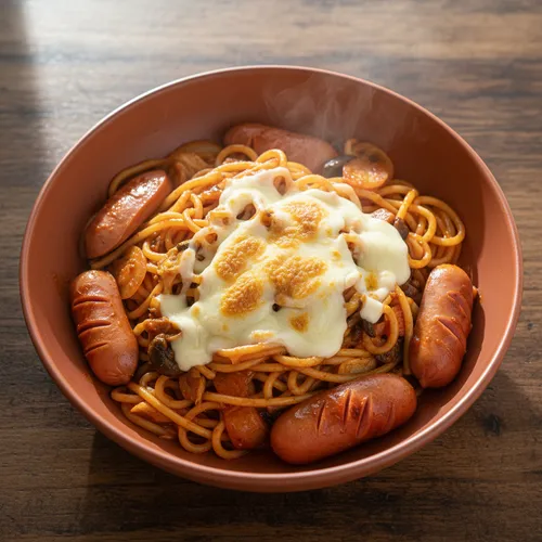豚肉ゲティのスープパスタ